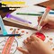 208 PCS Kids Art Set Drawing Supplies with Trifold Easel (Black)